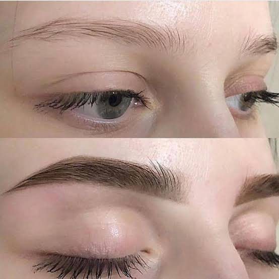 Перманентый макияж бровей и межреснички