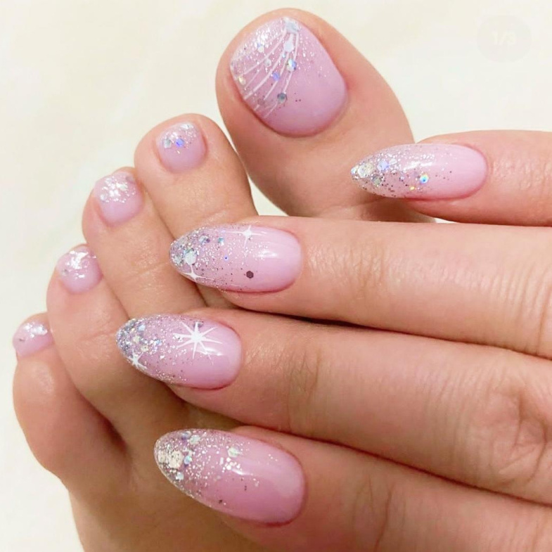 Акция маникюр + педикюр