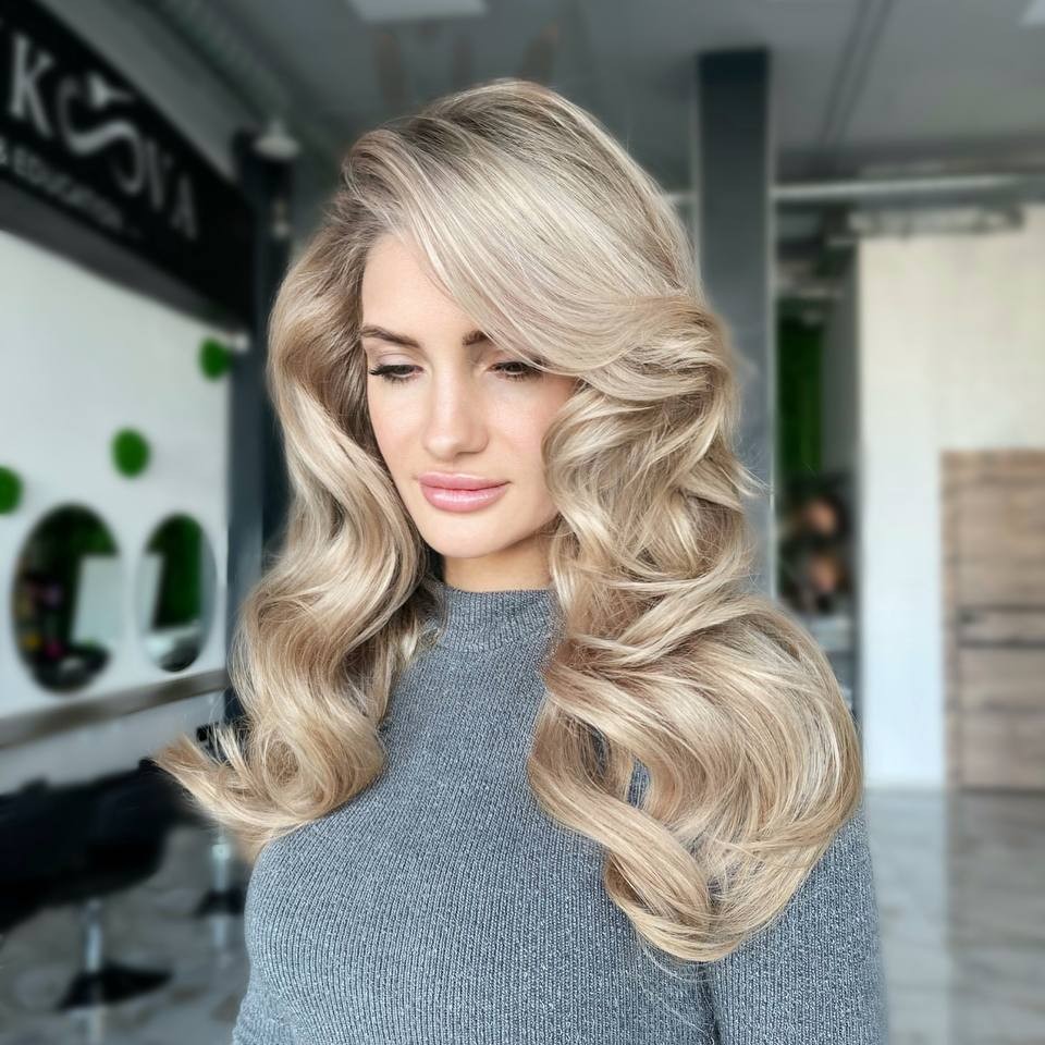 укладка горячими инструментами