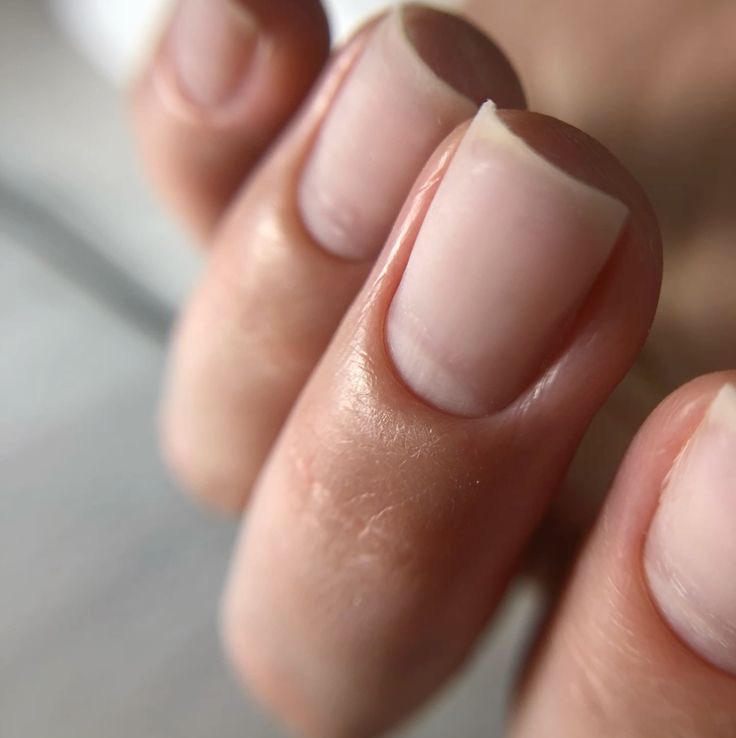 Маникюр без последующего покрытия