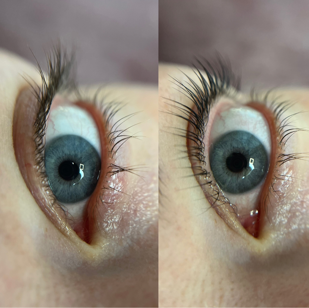 Ламинирование ресниц+окрашивание