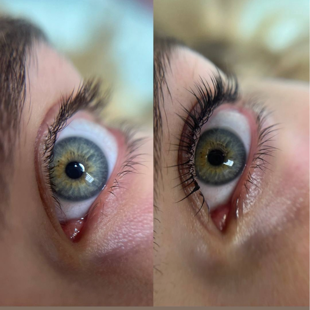 Ламинирование ресниц+ окрашивание+уход