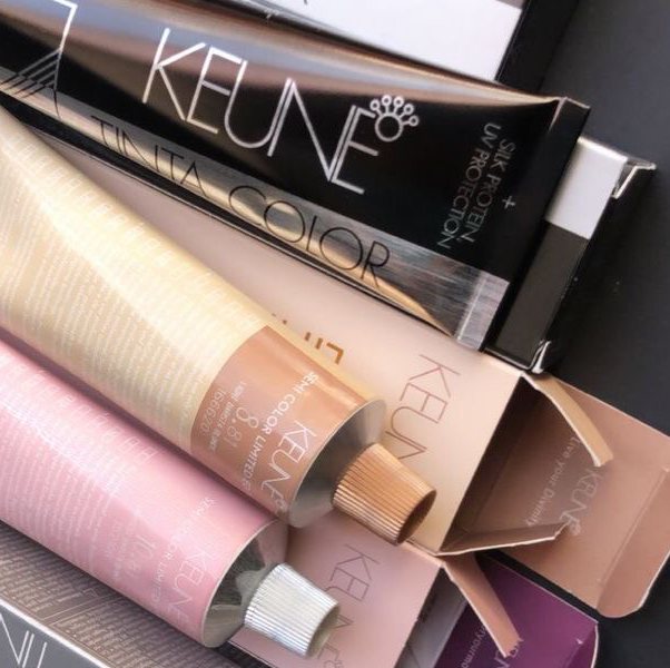 Однотонное окрашивание KEUNE (длинные)