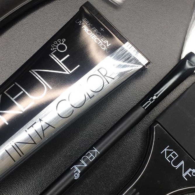 Тонирование волос KEUNE (средние)