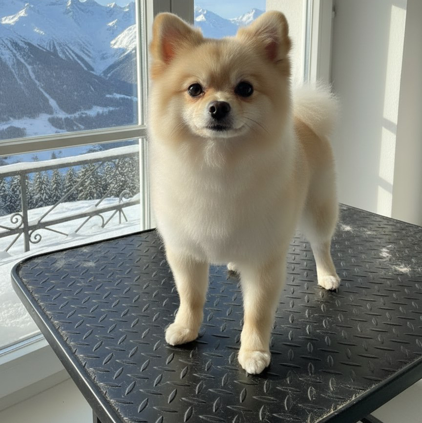 Шпиц до 45 см комплекс услуг