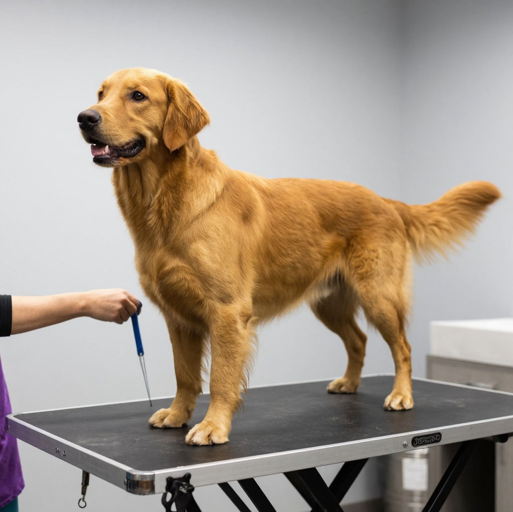 Голден ретривер экспресс линька