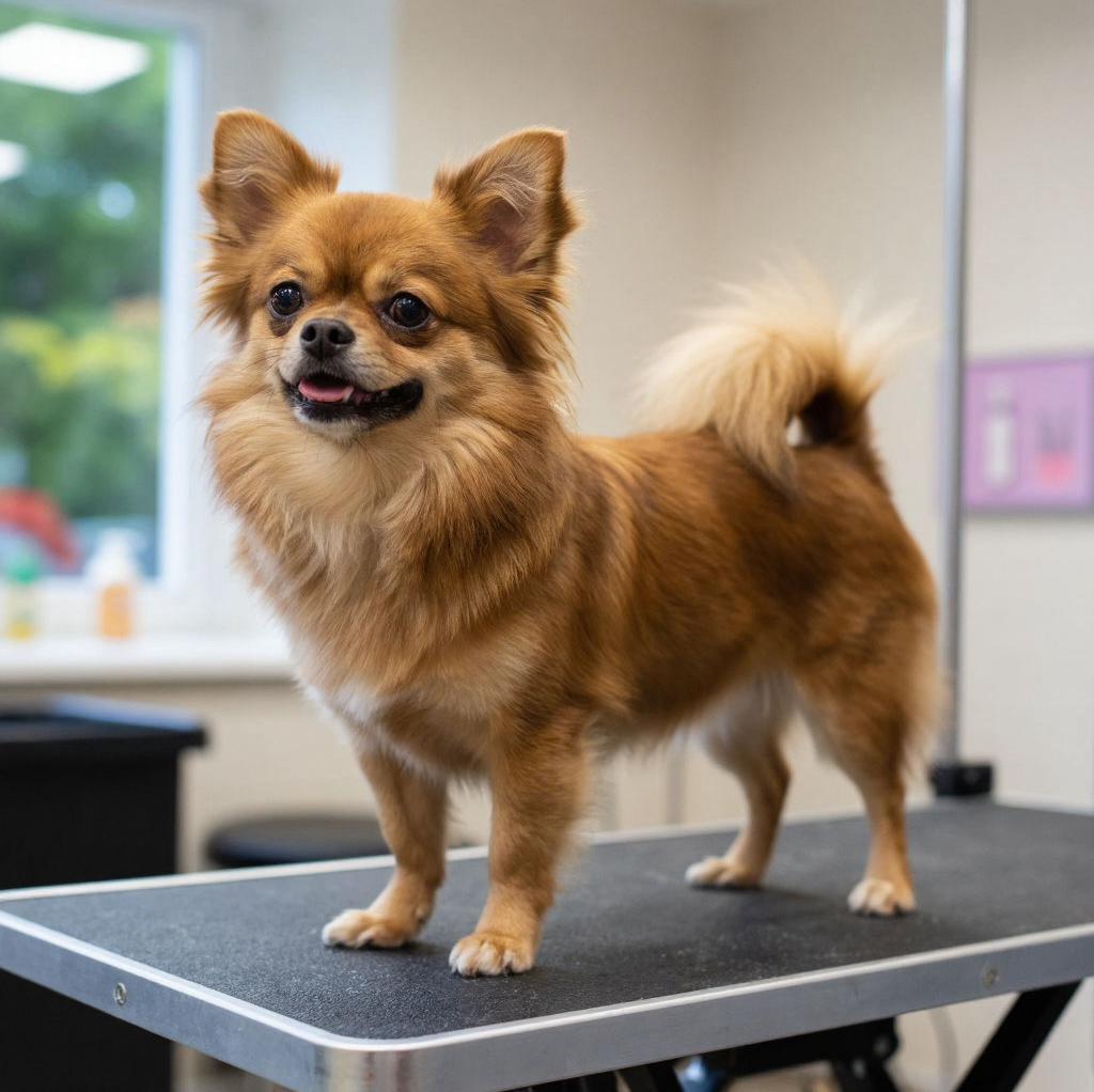 Чихуахуа длинношерстный экспресс линька, либо стрижка