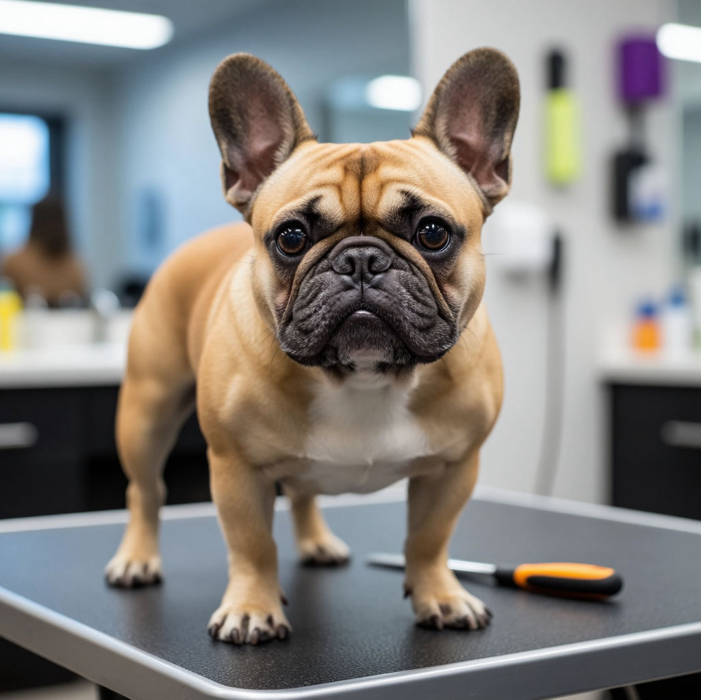 Французский бульдог экспресс линька