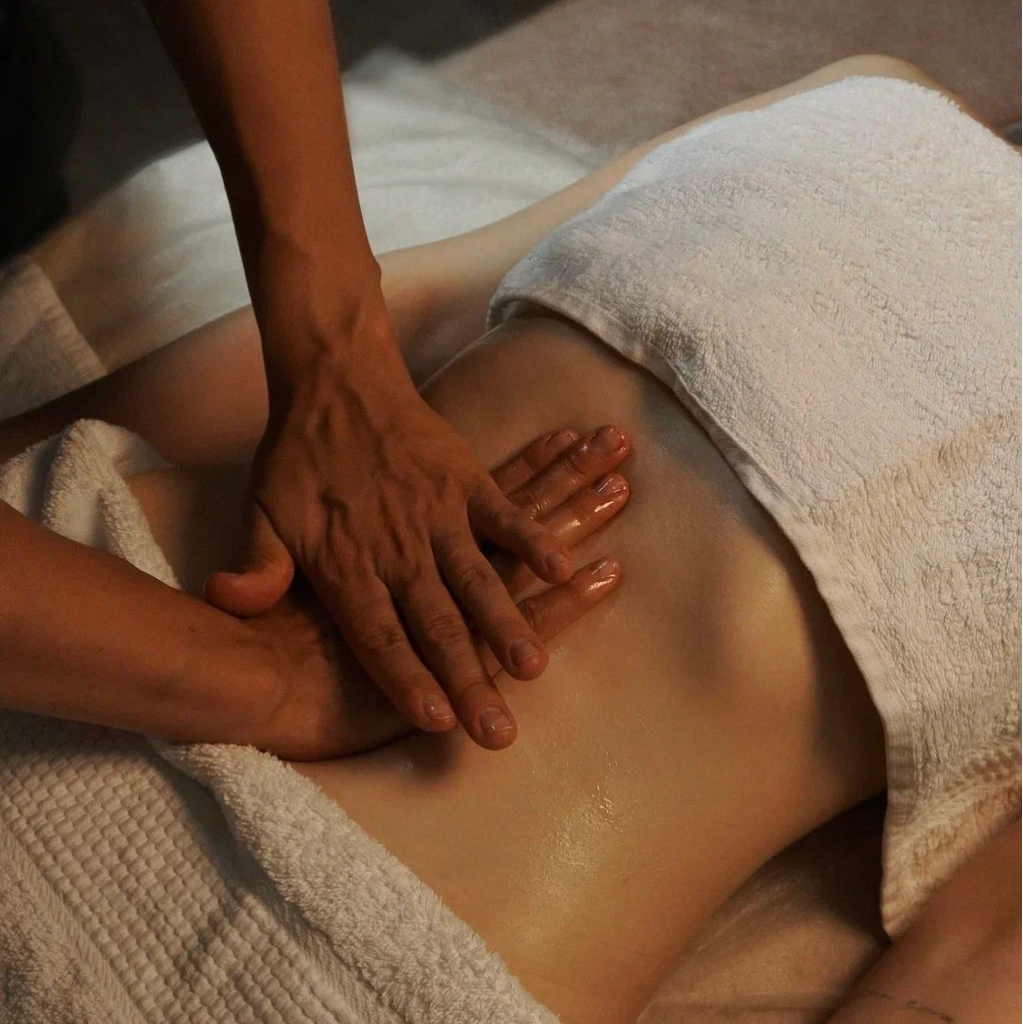 Антицеллюлитный массаж (живот +бока)