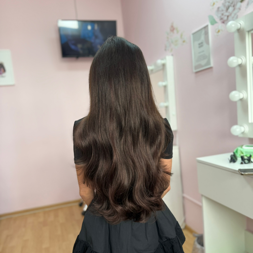 Длина до талии