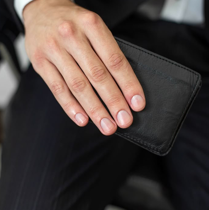 Маникюр мужской комбинированный