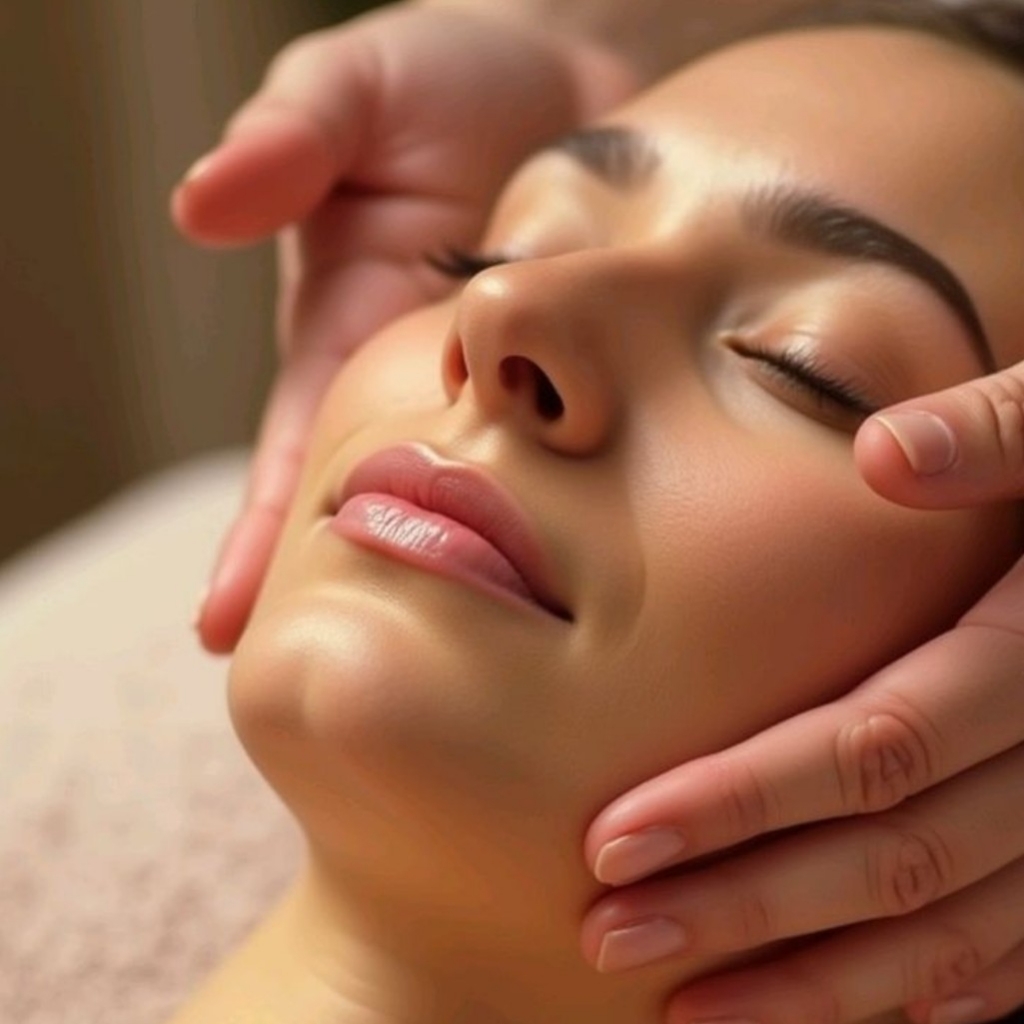 Массаж лица пластический