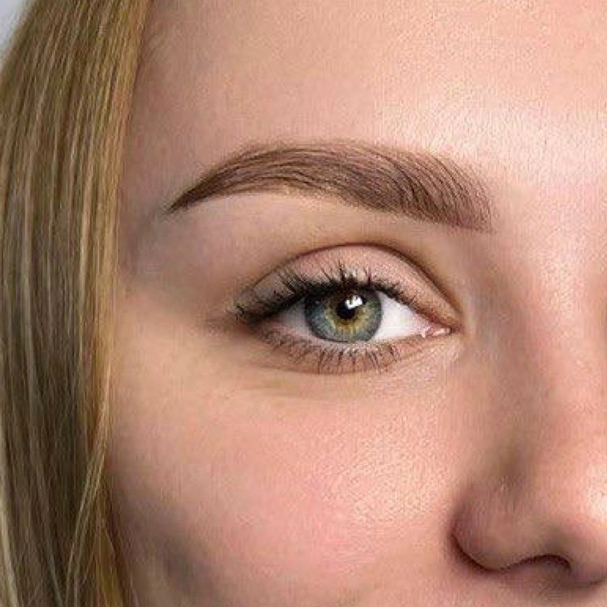 Коррекция бровей с окрашиванием краской