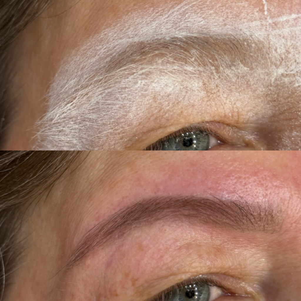 Оформление + окрашивание бровей