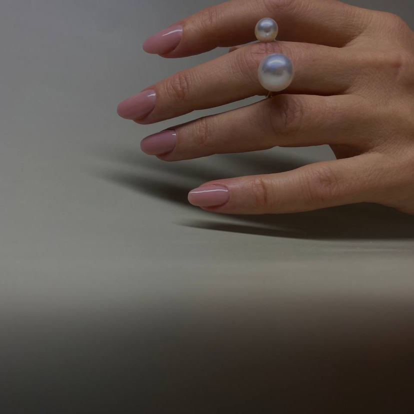 Маникюр комби