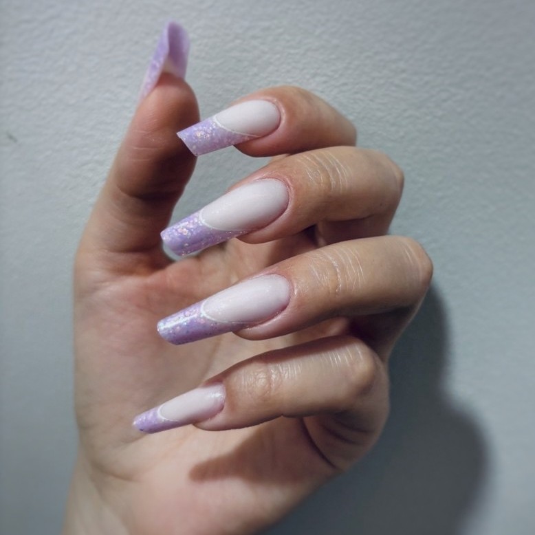 Арт Френч (наращивание на верхние формы)