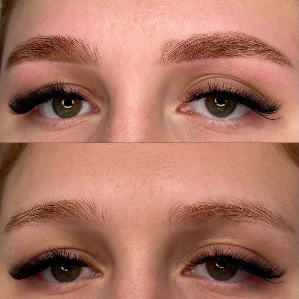 Коррекция бровей с окрашиванием (краска,хна)