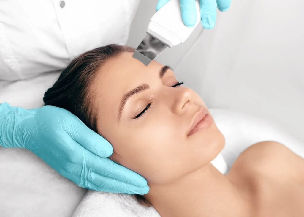 Уз-чистка лица +уход