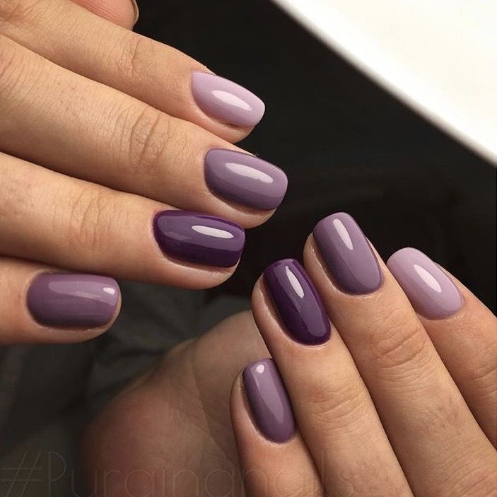 Снятие+ маникюр+ покрытие в один тон