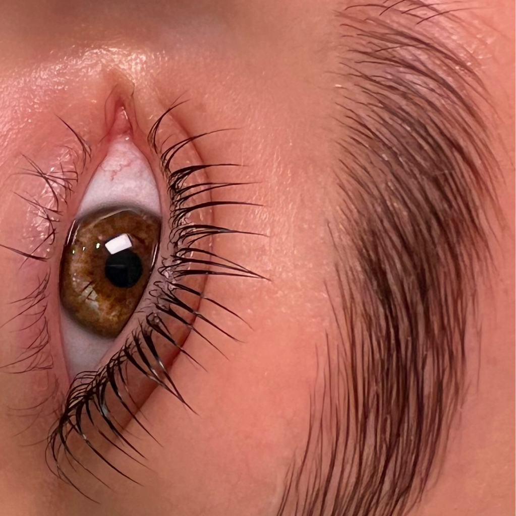 Ламинирование ресниц + ламинирование, окрашивание, коррекция бровей ( спа для рук в подарок)