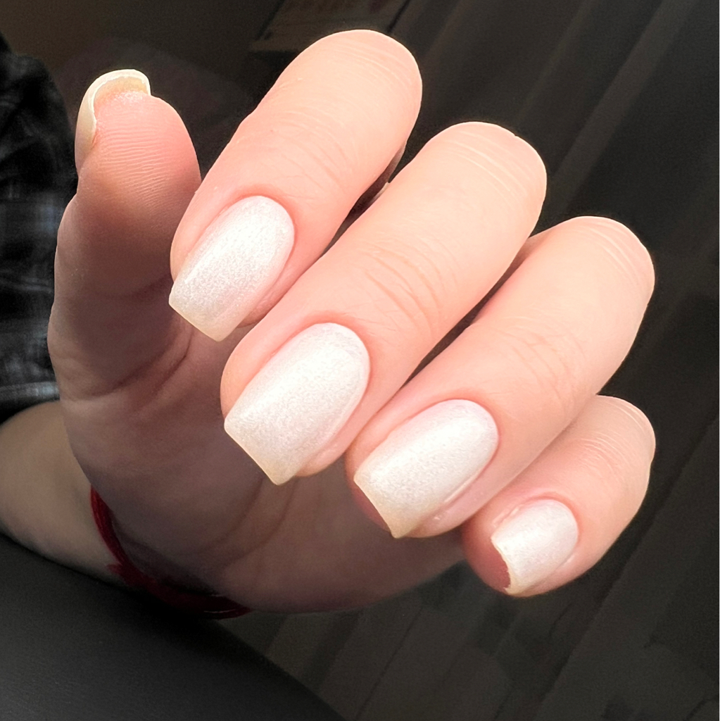 Маникюр с покрытием гель-лак укрепление по типу ногтей