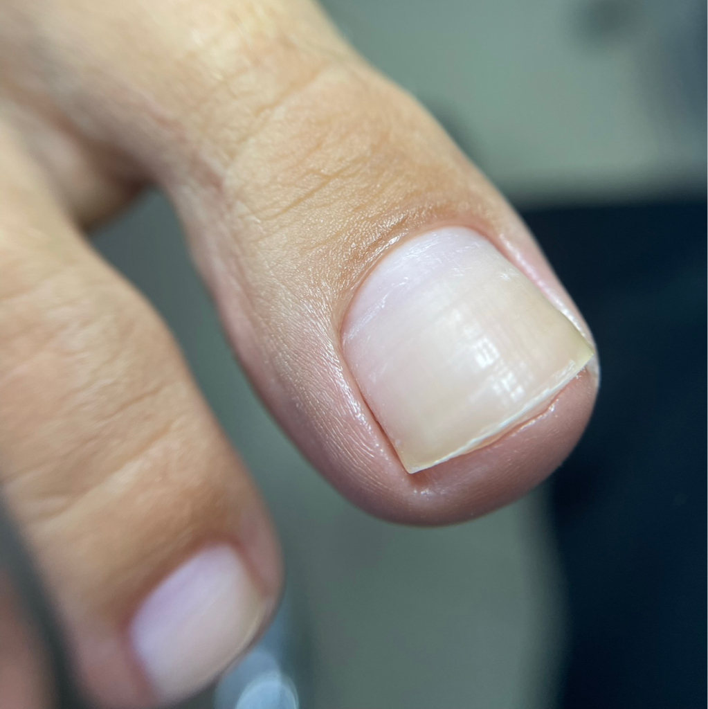 Педикюр - пальцы без покрытия