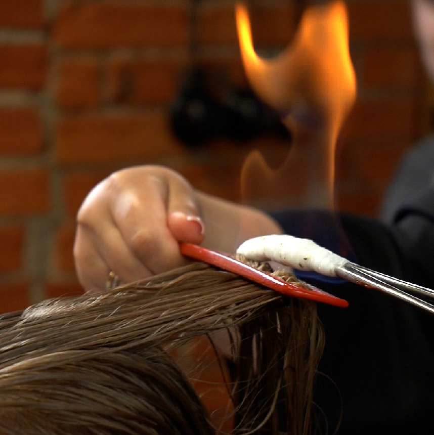 Стрижка огнём ( Fire cut)