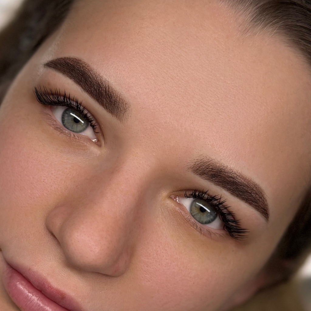 Перманентный макияж бровей