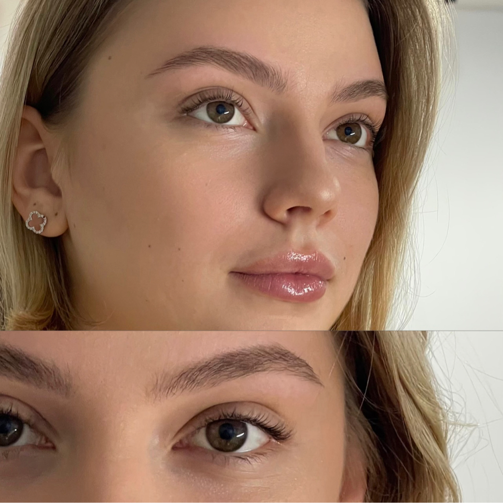 Комплекс: Натуральное окрашивание бровей / Ламинирование ресниц