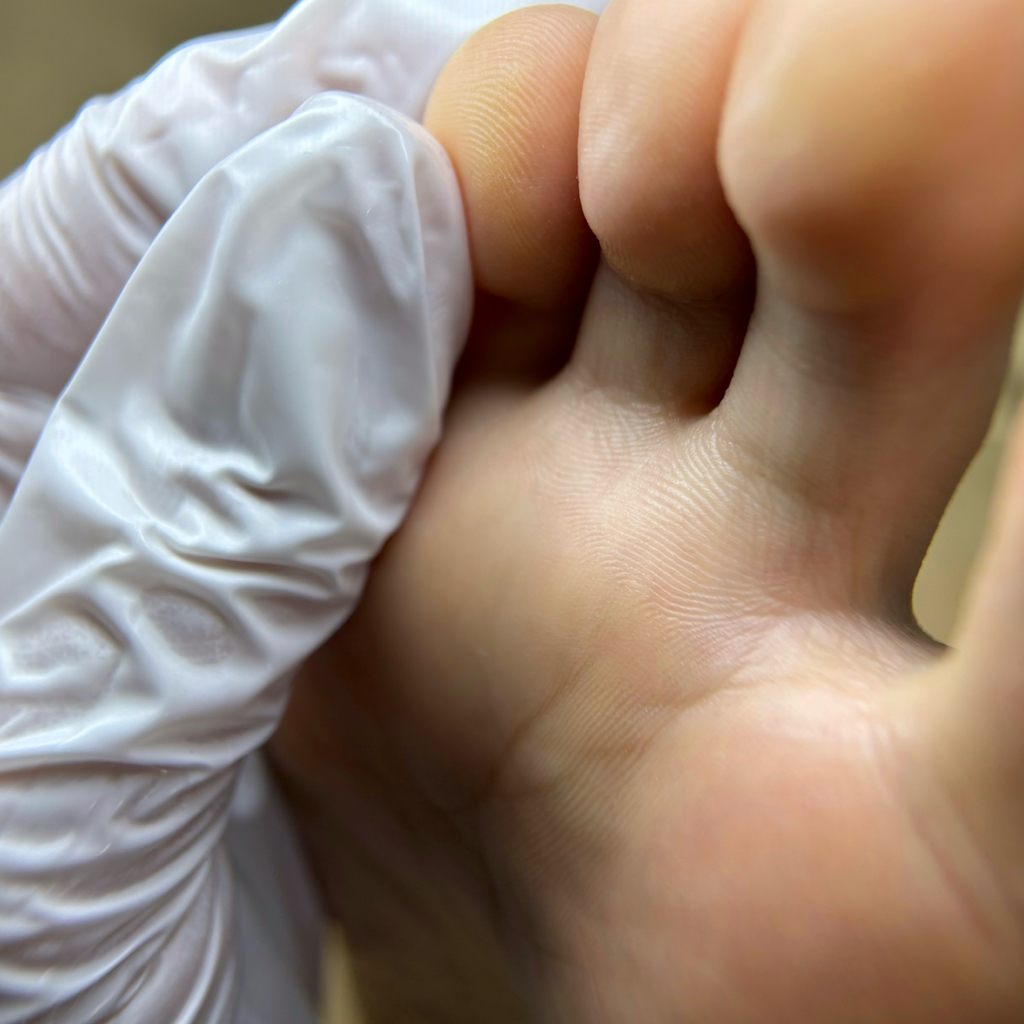 Обработка стопы