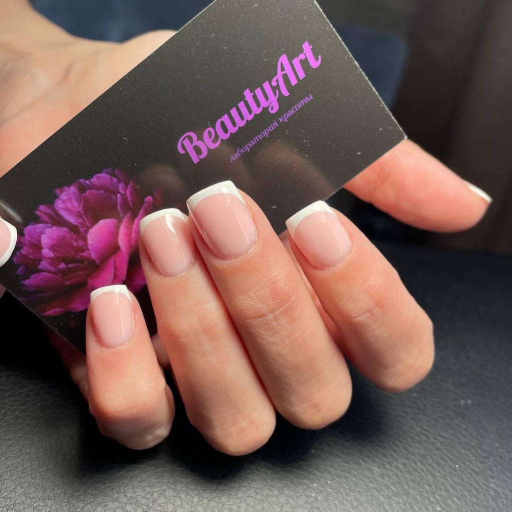 снятие + маникюр + покрытие френч