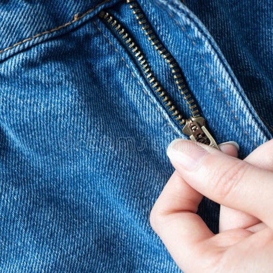 Замена молнии,  джинсы