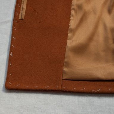 Подшить низ, пальто зима