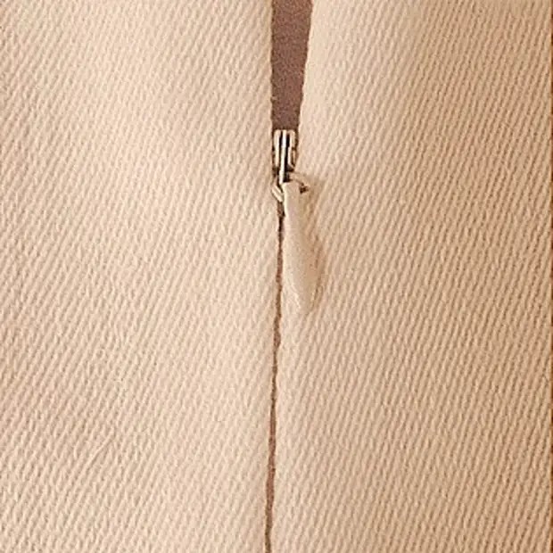 Замена молнии потайной, юбка