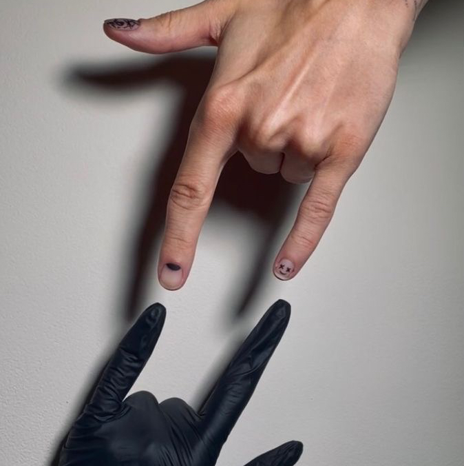 Мужской маникюр с покрытием гель-лак