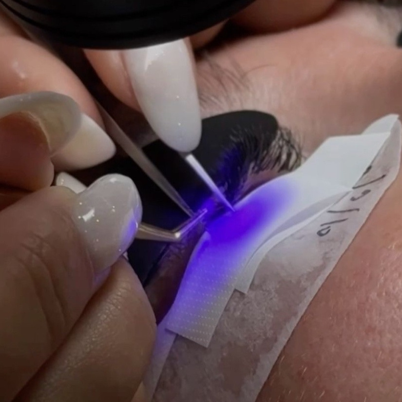 LED наращивание ресниц 2D