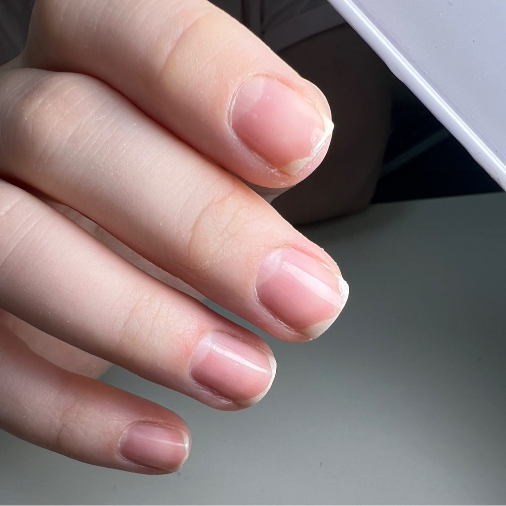 Японский маникюр + комбинированный маникюр