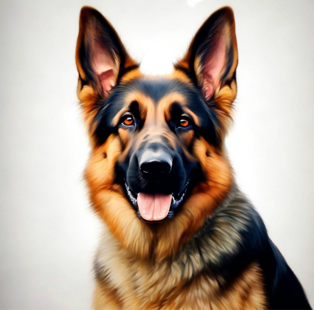 Овчарка немецкая ( длинношерстная )