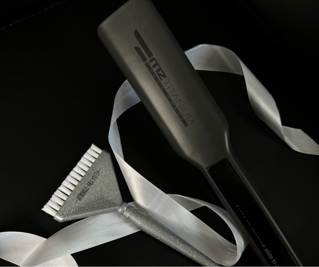 Выпрямление челки