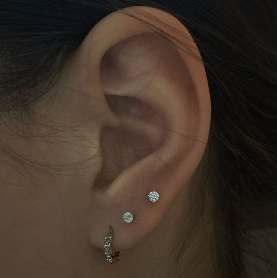 Пирсинг мочки уха