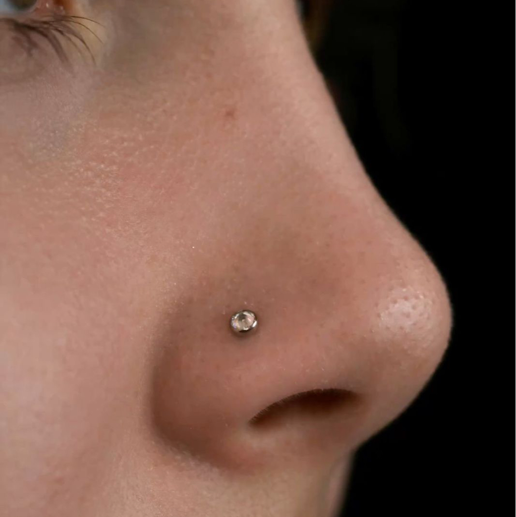 Пирсинг крыла носа