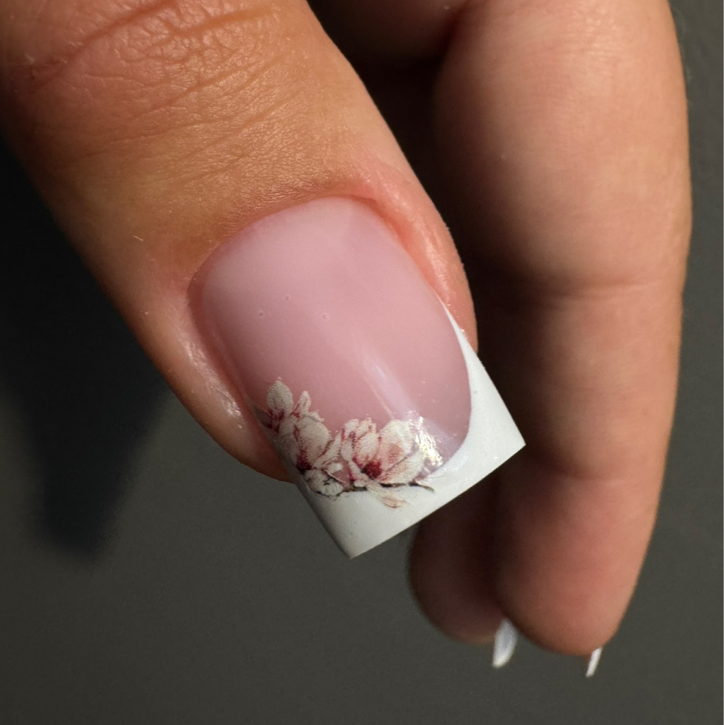 Маникюр с покрытием + френч