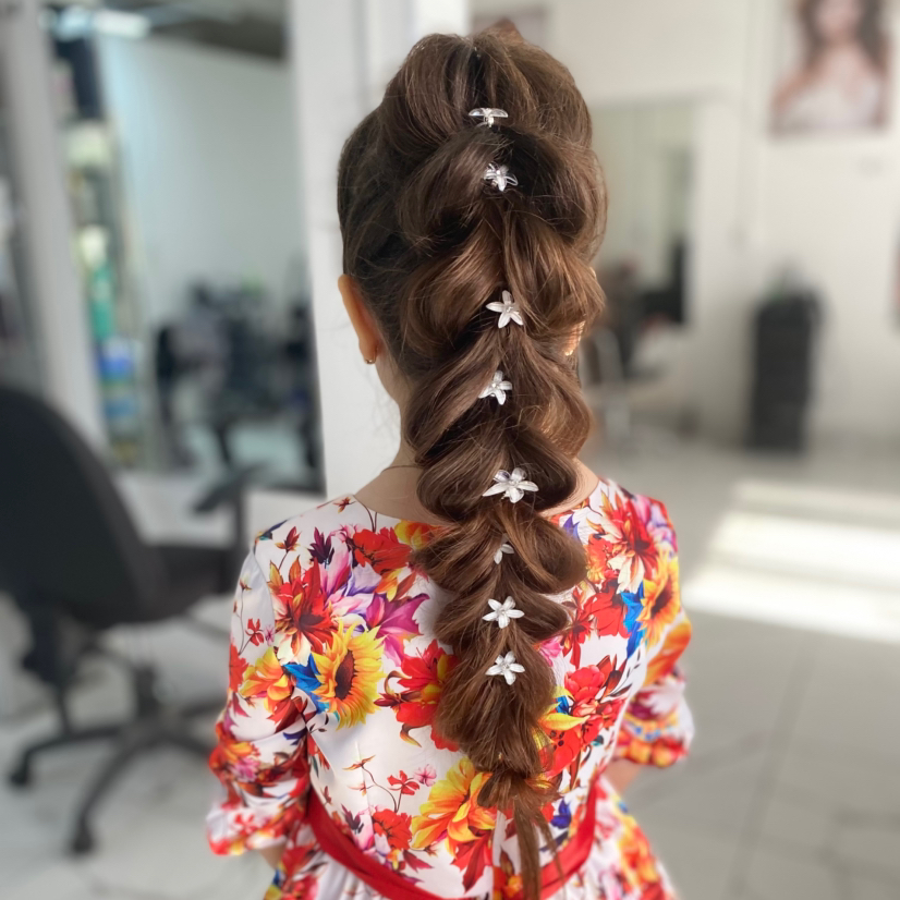 Прическа для девочки