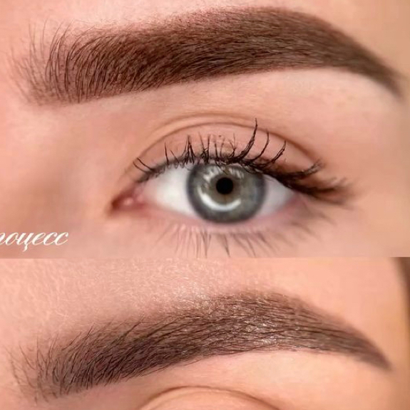 Коррекция бровей