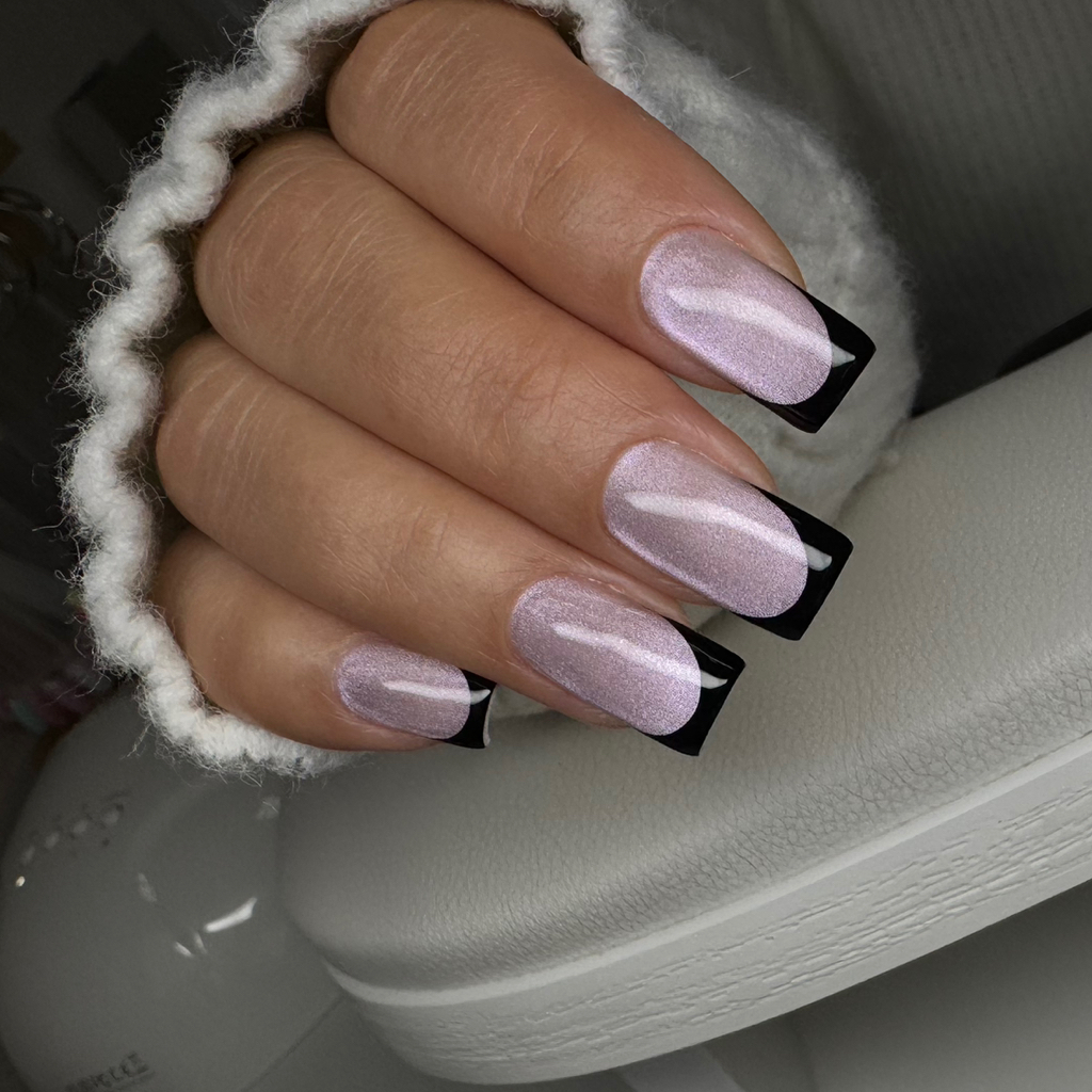 Маникюр + френч, втирка