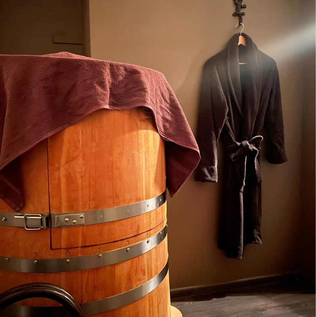 Кедровая бочка+обертывание+турбо массаж