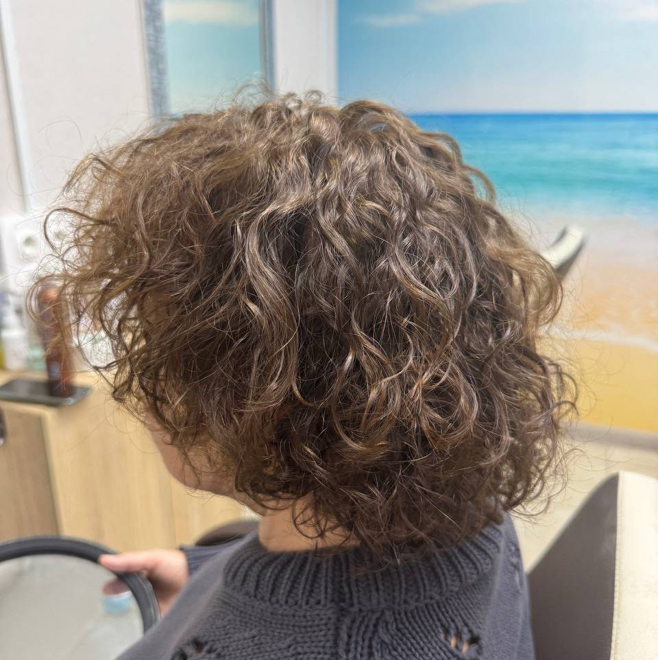 Биозавивка короткие волосы