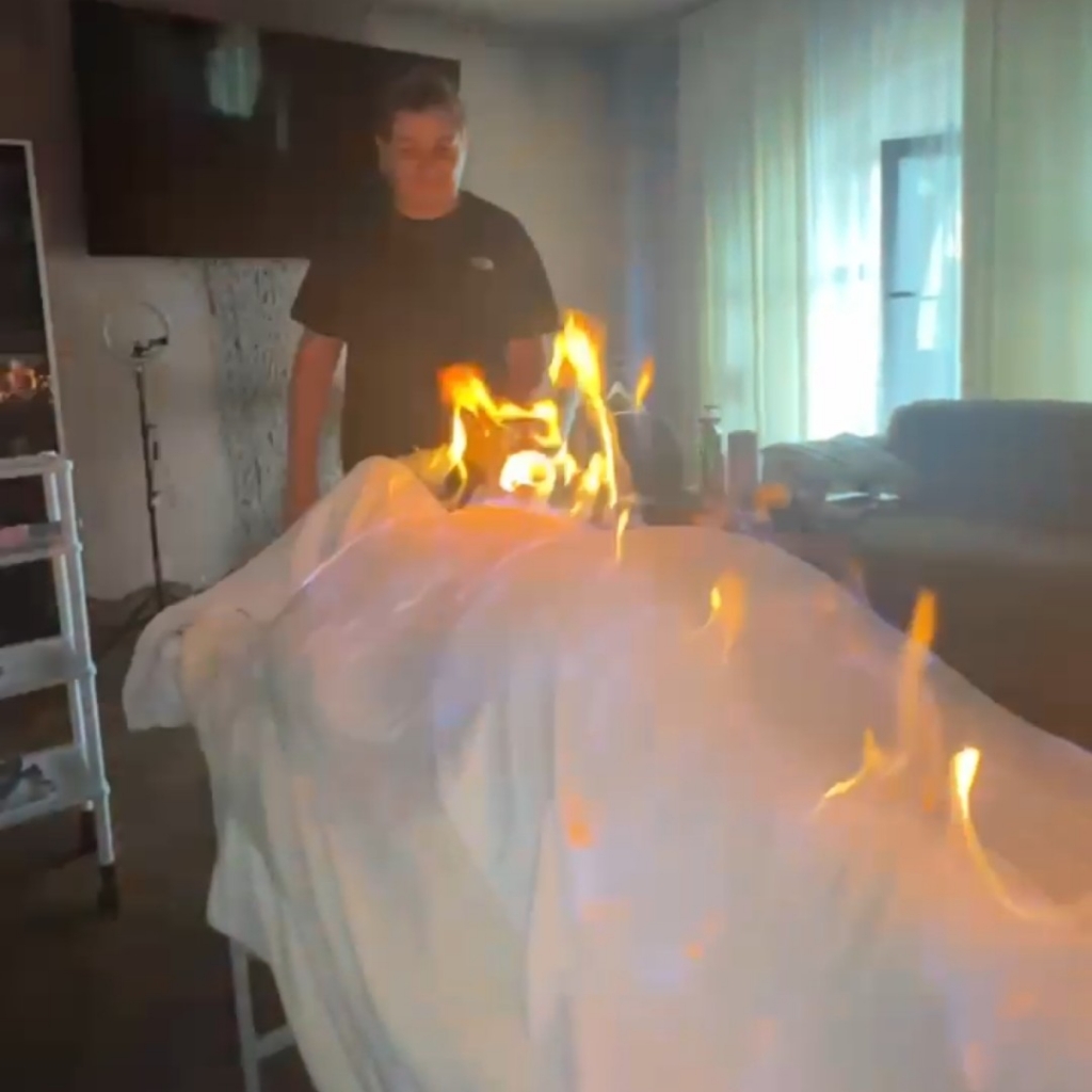 Тибетский огненный массаж