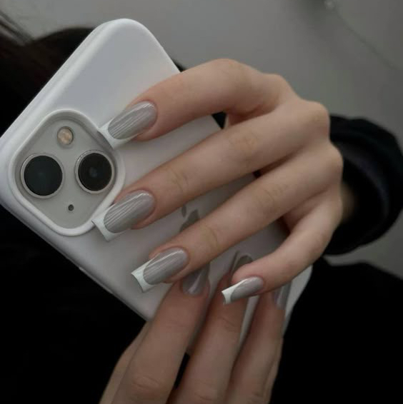 Наращивание + дизайн на все ногти