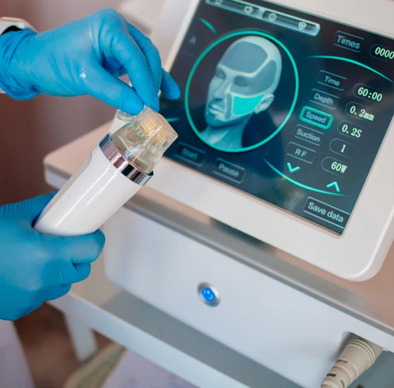 Микроигольчатый RF-лифтинг лицо + шея + декольте